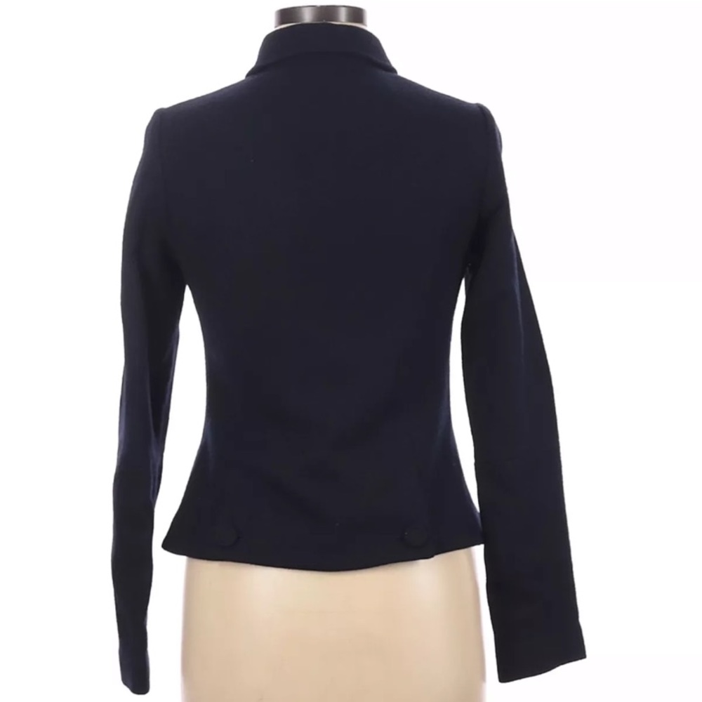 Tocca Navy Blue Buttoned Wool Jacket. Euc. - image 2
